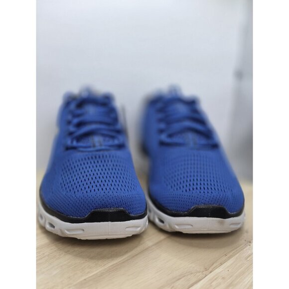 Skechers Shoes Sport Glide Mens Size 10 Blue Black Memory Foam Comfort 232136 - Picture 2 of 10